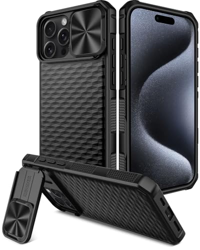 Coque iPhone 16 Pro Max antidérapante Miimall avec béquille intégrée