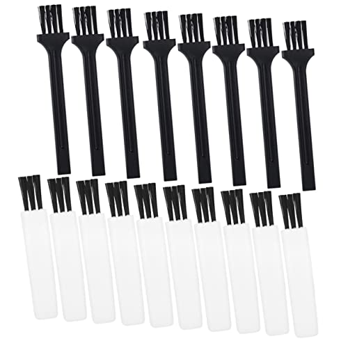 IWOWHERO Small Cleaning Brush Set 30pcs Razor Brush Kit for Shaver Clipper Barber Ergonomic Handle Ideal for Home and Travel