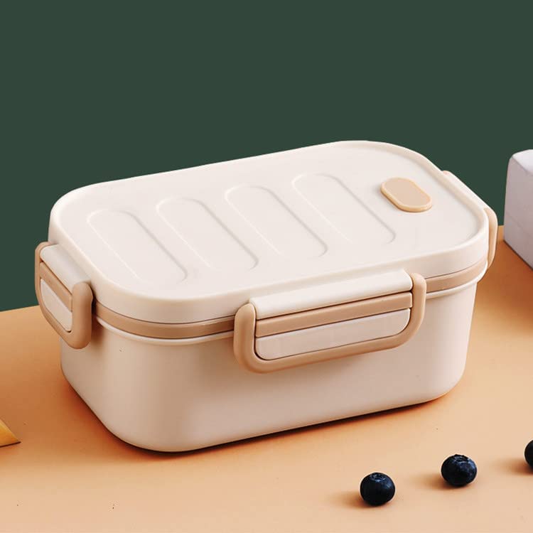 Image of Lunch Box Thermal Insulation Double Layer Lunch Boxes Reusable Freezer Safe 2 Layer Portion Snack Containers for Adults and Kids (Pack of 1) (Multi Color) (Tora Tora Lunch Box)