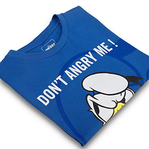 Image of Free Authority Mickey & Friends Printed Regular Fit Green Cotton Men's T-Shirt