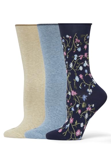 Image of HUE womens Jeans Sock (Pack of 3)