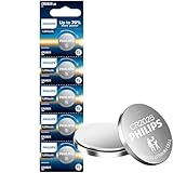 Philips CR2025 Battery 5 Pack | CR 2025 Batteries | Up to 70% More Power | 10 Year Shelf Life | CR 2025 3v Lithium Coin Battery | Best for Car Key Fob Remote, Medical Devices, Watches.