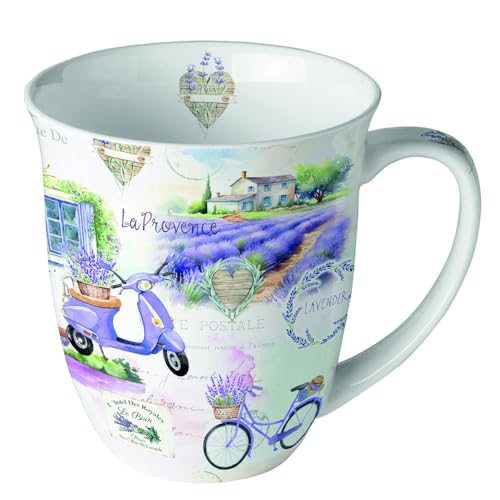 Ambiente Mug Provence en porcelaine fine 400 ml