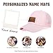 Personalized Baby Baseball Cap with Mesh - Toddler Pink Baseball Hat Infant Baseball Caps Baby Ball Cap Toddler Hat Kids Baseball Cap