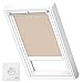 Produktbild VELUX Original Solar-Verdunkelungsrollo (DSL), Weiße Seitenschienen, SK08, Sandbeige