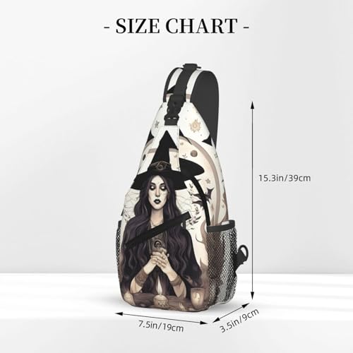 Mochila bandolera con dibujo bohemio para senderismo miniatura 3