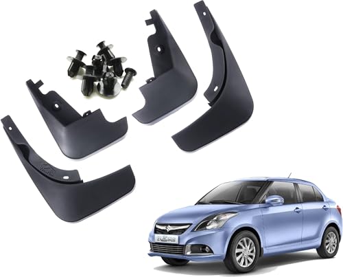 Image of WolkomHome Mud Flap Compatible with Dzire 2015 - Durable Splash Guards for Car Exterior Protection