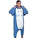 Funziez! Adult Onesie Halloween Costume - Animal Dinosaur Shark - Unisex Plush One Piece Cosplay Suit for Adults, Men and Women (Medium, Owl)