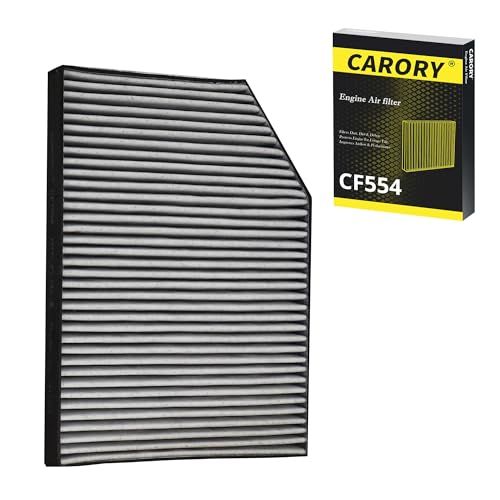 Image of CARORY Cabin Air Filter w /Activated Carbon for BMW 230i (2022-2024), 330e (2021-2024), 430i (2021-2024), M2 (2023-2024), M340i (2020-2024), X3 (2018-2024), OE# 64119382886, CF12553, CF554