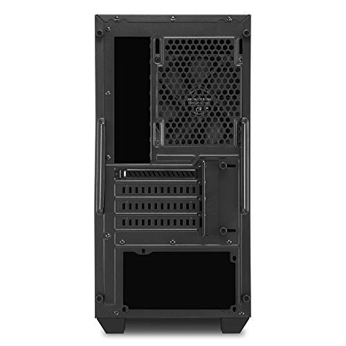 Sharkoon ミニタワーPCケース SHA-S1000-V メタルサイドパネル Micro-ATX/Mini-ITX対応 ブラック 日本正規代理店品