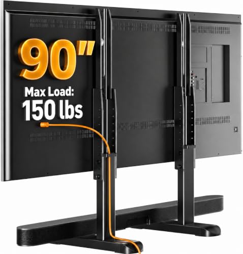 Perlegear Universal TV Stand Legs for Most 3790 Inch TVs up to 150 lbs Height Adjustable TV Legs Replacement Suitable for Soundbar Table Top Stand Base Max VESA 800 x 500mm PGTVS20