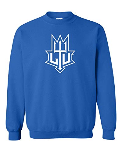 LTU Lawrence Tech Logo One Color Unisex Crewneck Sweatshirt - LTU Blue Devils Apparel