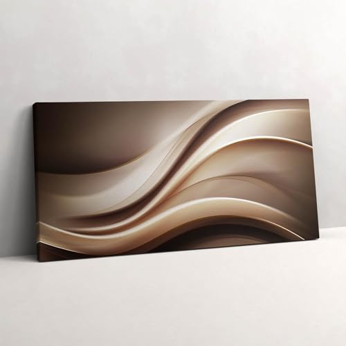 Tableau sur toile vague d'énergie abstraction 120x60cm pour décoration murale moderne salon