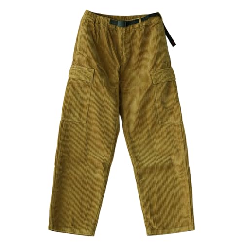 [グラミチ] ブロックトン ビッグコーデュロイパンツ メンズ BROCKTON BIG CORDUROY PANT G5FM-P056 M/BRASS