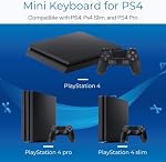 TNP PS4 Chatpad - PS4 Controller Keyboard Attachment, Compact Design - The Ultimate QWERTY Gamepad Keyboard for Playstation4, Compatible with PS4, PS4 Slim, and PS4 Pro