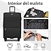 Imagen de Miss Lulu Maleta de Cabina con Ruedas Blanda Expandible Giratorias Equipaje de Mano Maletas de Viaje Mediana