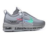 nike off white 100% auténtico Nike Air MAX 97 x Off White - Off White/Menta-Wolf Grey Trainer Size 10.5 UK