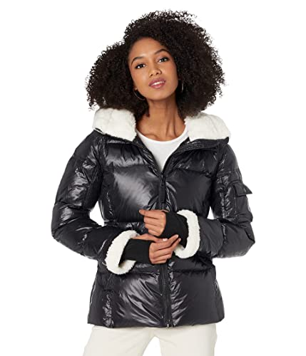 S13 Women's Callie Down Puffer, Jet/White, S