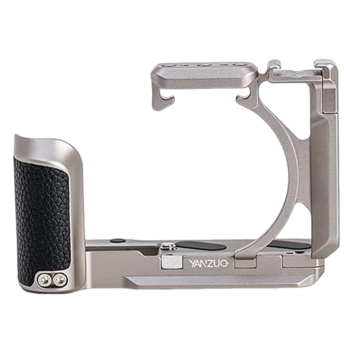 Image of Camera Cage for Canon V1 Camera, V1 Camera Cage Expansion Video Vlog Shooting Accesso (Titanium)