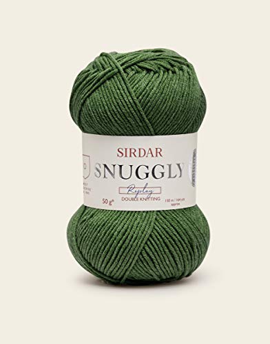 Sirdar Snuggly Replay DK Double Knitting Go Faster Green (124) 50g