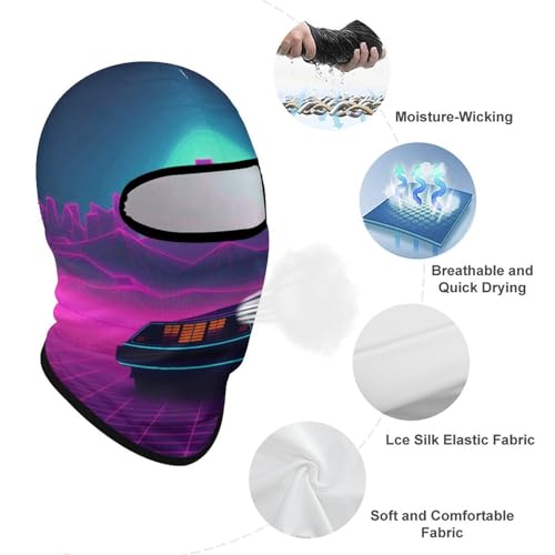 Balaclava para hombre, máscara para esquí y ciclismo, protector facial multifuncional para invierno miniatura 3