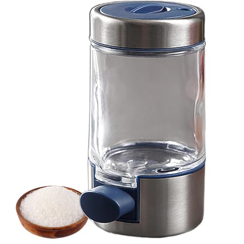 Salero De Acero Inoxidable - Dispensador De Sal Y Pimienta | Botellas De Condimento, Dispensador De Sal, Espolvoreadora De Polvo, Utensilios De Cocina Para El Hogar