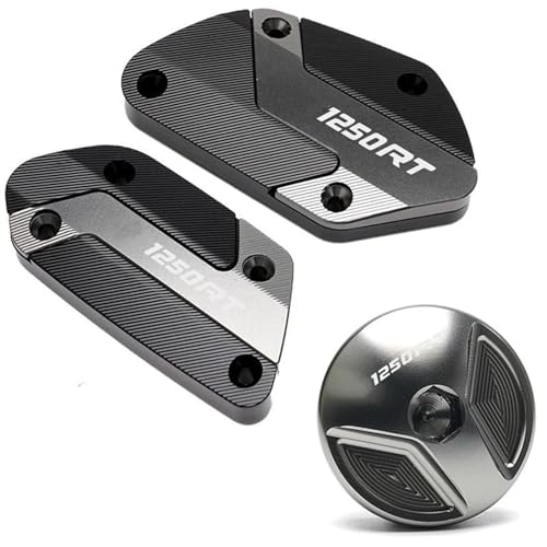 Tapa llenado aceite motor y líquido freno de aluminio para rutas en moto R1250RT 2018-2021