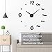Afaneep Reloj de Pared 3D DIY Silencioso Gran Moderno Reloj sin Marco...