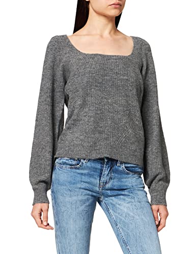 Only Onlkarinna L/S Squareneck Pullover Knt