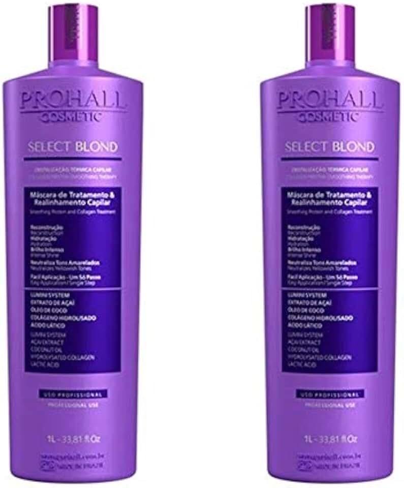 Prohall Escova Progressiva Select Blond Sem Formol 2x1000ml