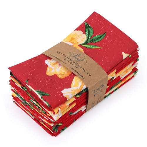 Servilletas de Tela de Algodón Estampadas 20x20 in Paquete x10 miniatura 1