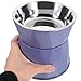 GALPADA Elevated Cat Bowls Detachable Design for Easy Cleaning Non- Cat Food and Water Dishes for All