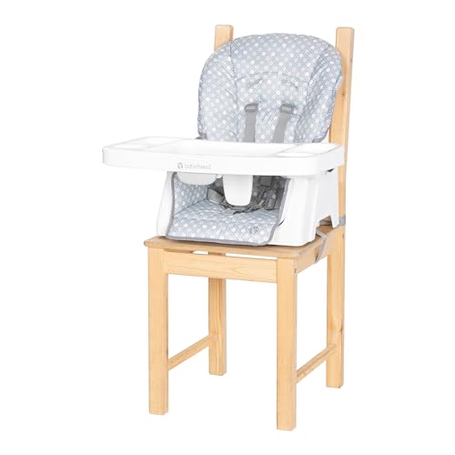 Baby Trend Adapt SpaceSaving Booster High Chair, Elephant Meadow Coral - image 3