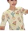 Only Faith Women Fashion Summer Print T Shirt Blouses Tops (M(chest: 39.37"))
