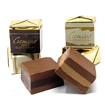 Cremino Layered Gianduia Chocolate w/Rich Hazelnut or Dark Chocolate Center Cremini assort. 10gr 40 pcs