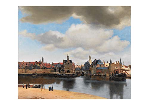 Vue de Delft Vermeer tableau encadré petit format impression papier d'art Archival Matte
