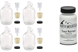 North Mountain Brewing Equipment: Empowering Homebrewers with 1 Gallon Fermenting Jugs and Yeast Nutrients