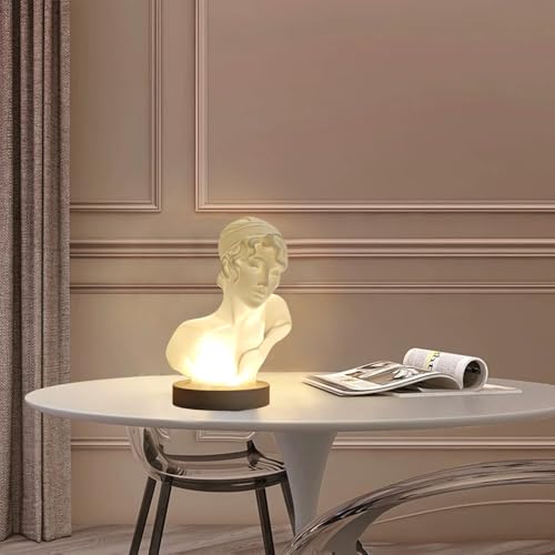 Image of Sappho Lamp ,Bedside lamps, Lights for Bedroom Aesthetic, Novelty Lamp with Remote 16 Colors, Dimmable Night Light, Bedroom Decor for Women, Unique Lamps,Cozy Lighting,Home Decor,Christmas Gifts