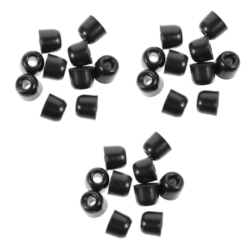 VANZACK 3sets Replacement Earbuds Tips Ear Tips Compatible High Resilience Sponge Perfect Fit Noise Reduction 10pcs*3