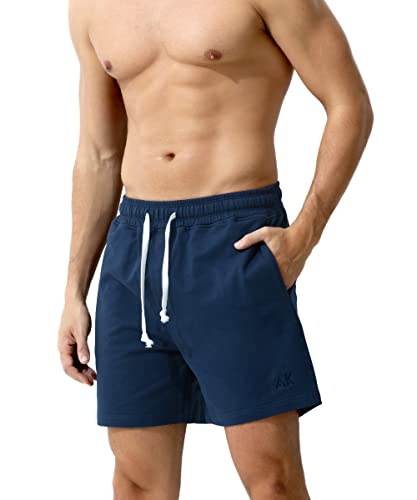 Short d'entraînement coton homme avec cordon de serrage et poches zippées sport