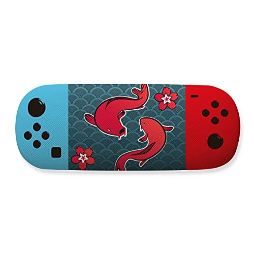 Boîte de rangement pour lunettes motif poisson rouge japonais Red Fish