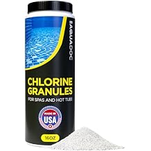 Spa Chlorine for Hot Tub Sanitizer - 1lb Quick Dissolving Hot Tub Chlorine Granules, Spa Chemicals Made in The USA - AquaDoc