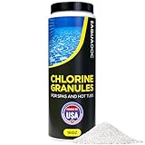 Spa Chlorine for Hot Tub Sanitizer - 1lb Quick Dissolving Hot Tub Chlorine Granules, Spa Chemicals Made in The USA - AquaDoc