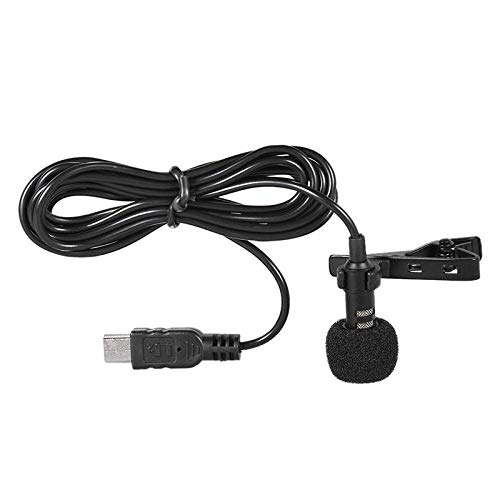 Microfone de Lapela - Mini USB - Stereo - Acessorios Actiom Cams
