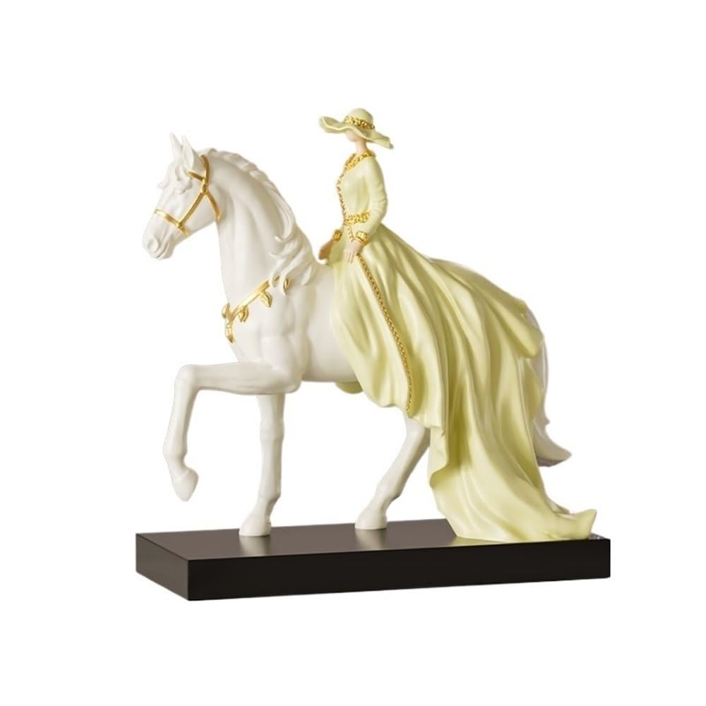 Décoration de table salon originale : le cadeau idéal d'équitation en résine