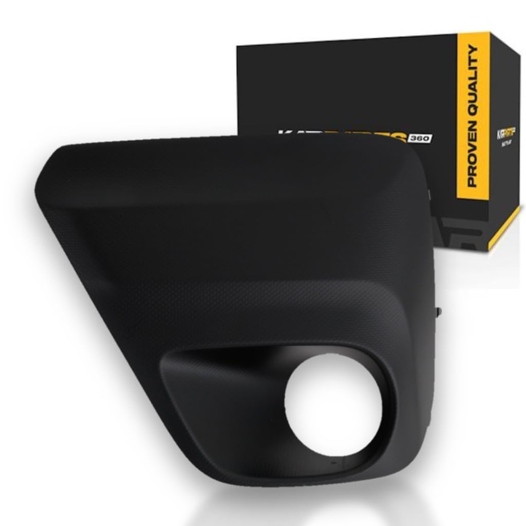 KarParts360 For Subaru Forester 2019 2020 2021 Fog Light Cover Driver Side | Black | Base/Convenience/Premium Models | Excluded Fog Light Type |