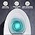 Smart Toilet with Built-In Bidet, Auto Open/Close Lid, Heated Seat, Auto Flush, Instant Warm Water Sprayer and Dryer, Foot Sensor Tankless Bidet Toliet Deodorization