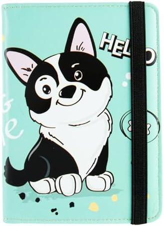 ANNAMISSI Porta-passaporte feminino, carteira de viagem com bloqu...