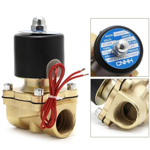 Électrovanne pneumatique 3/4 haute résistance 220V air et eau - 3