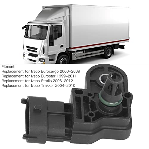 Aramox Sensor do coletor de admissão, sensor de pressão de admissão de ar MAP 504372225 Substituição